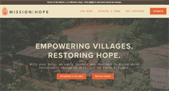 Desktop Screenshot of missionhope.org